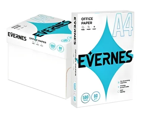 ქაღალდი კოპირებისთვის A4 80გრ EVERNES 500ფურც.