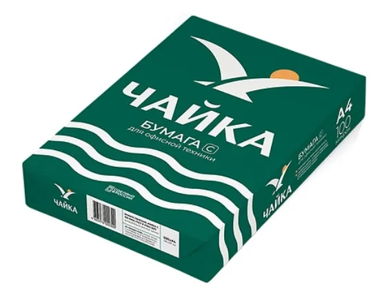 ქაღალდი კოპირებისთვის A4 75გრ CHAIKA 500ფურც.