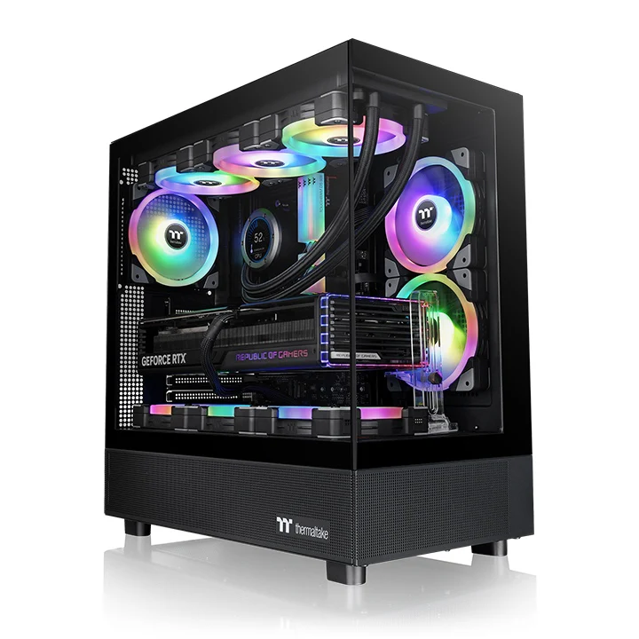 ThermalTake View 270 TG ARGB, Black, Tempered Glass, CT140 ARGB Fan*1, CA-1Y7-00M1WN-00
