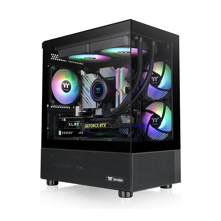 ThermalTake View 170 TG ARGB, Black, Tempered Glass, 120mm ARGB Lite Fan*3, CA-1Z4-00M1WN-00