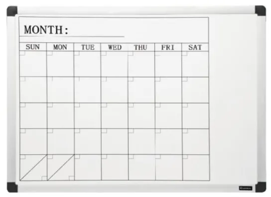 დაფა მაგნიტური პლანერი 45*60 COMIX BP4560W X BP4560W