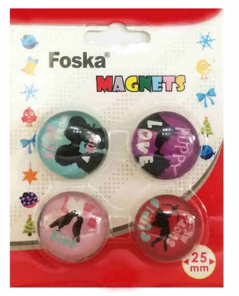 მაგნიტი Foska 4ც 25მმ მინის JZ1602-4B JZ1602-4B