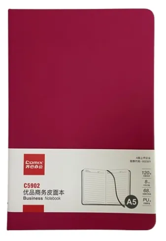 ბლოკნოტი business A5 COMIX C5902 ვარდისფერი C5902