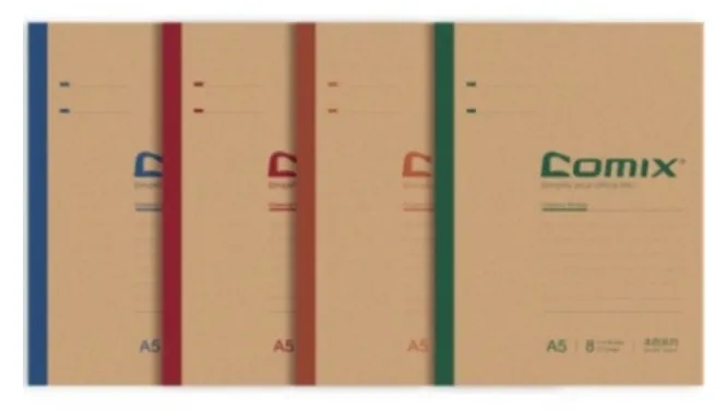 ბლოკნოტი A5 60ფ COMIX C4505 MIX C4505