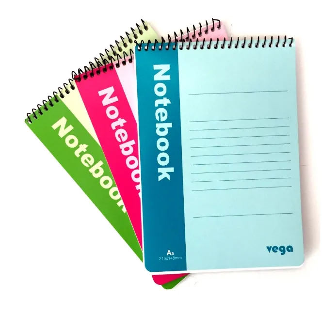 ბლოკნოტი A5 ზედა ზამბარით ცალხაზიანი 40ფ SPRA5-T40 SPRLA5-T40