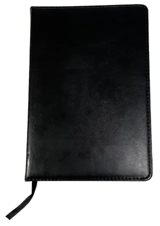 ბლოკნოტი უნივერსალური PU IVORY შავი UNPU1420-BK20 UNPU1420-BK