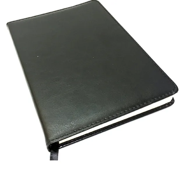 ბლოკნოტი ტყავის ყდით A5 96ფ PUGA596-BK შავი PUGA596-BK