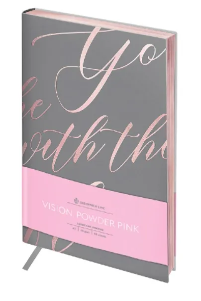 ბლოკნოტი A5 Greenwich Line 80ფ Pink NA5-25516 NA5-25516