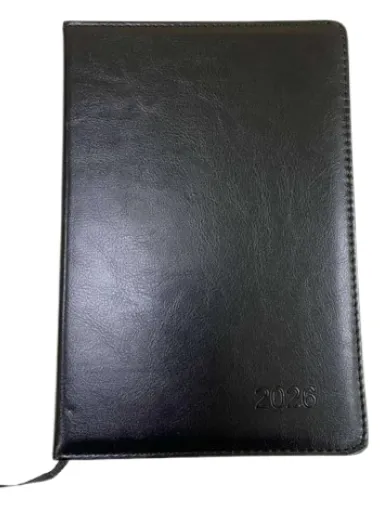 ბლოკნოტი ყოველდღიური PU 2026წ IVORY შავი EPUA5-BK EPUA5-BK26