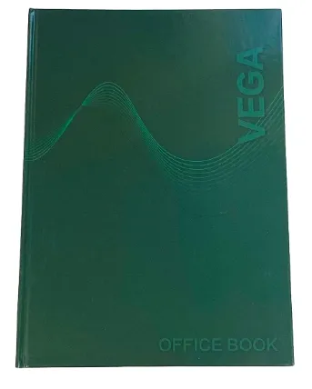 ბლოკნოტი PVC A4 100ფ GLG-A4 ლამინირებული მწვანე GLG-A4