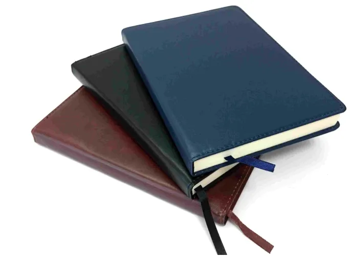 ბლოკნოტი ტყავის ყდით A5 160ფ შავი PUGA5160-BK PUGA5160-BK