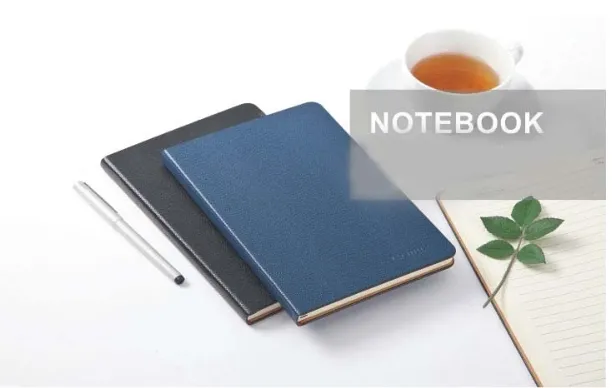 ბლოკნოტი მყარი ყდით A5 114ფ COMIX C5810 შავი C5810-BK