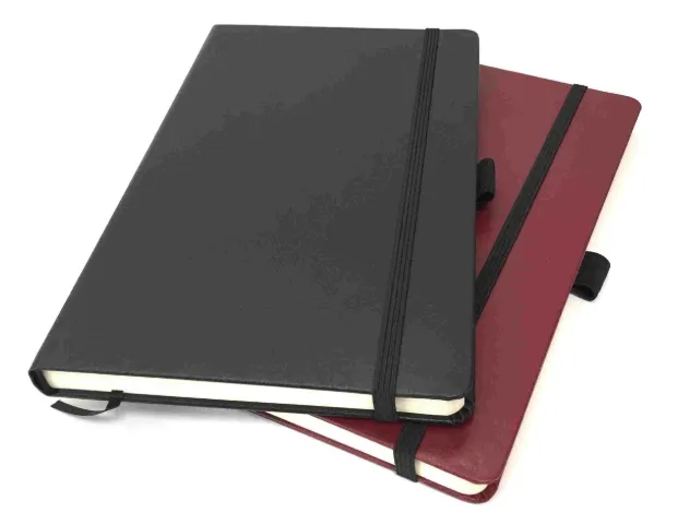 ბლოკნოტი ტყავის რეზინით A5 120ფ DONG უჯრა წითელი PVCGA5120-RD (PUA5R-RD) PVCGA5120-RD