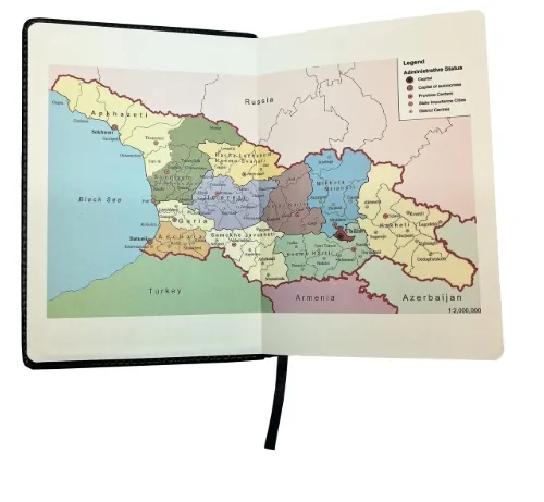 ბლოკნოტი ყოველდღიური PU 2024წ IVORY ლურჯი EPUA5-BU EPUA5-BU