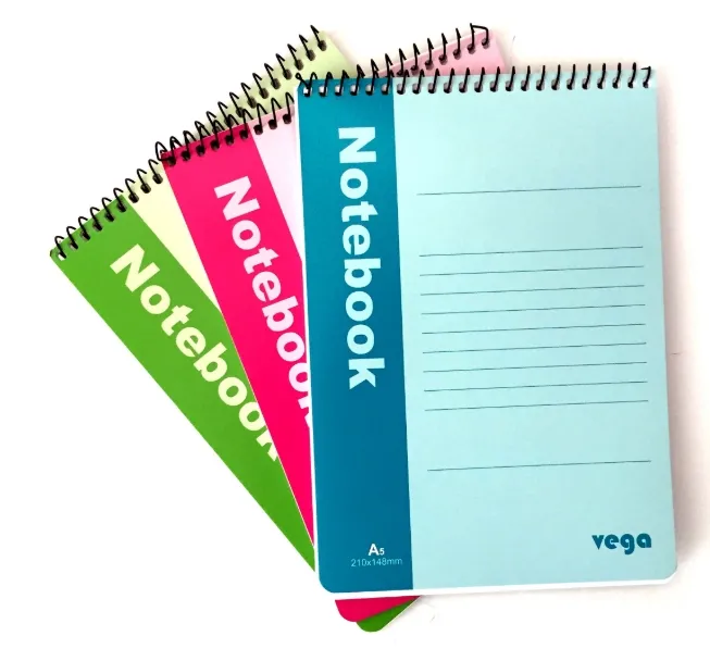 ბლოკნოტი A5 40ფ ზედა ზამბარით უჯრა SPRGA5-T40 SPRGA5-T40