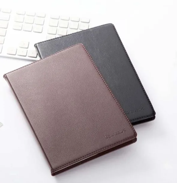 ბლოკნოტი ტყავის ყდით A5 82ფ COMIX C5812 შავი C5812-BK