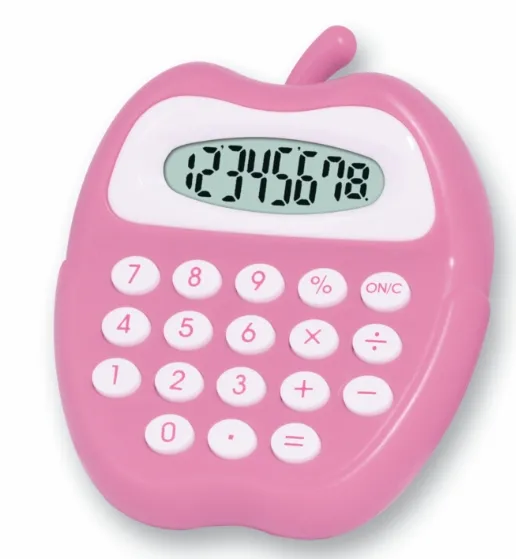 კალკულატორი 8 თანრიგი ვაშლის ფორმის ALFA KK-9203 KK-9203