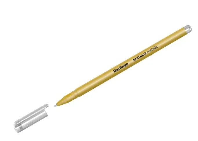 კალამი გელით Berlingo ოქროსფერი 0,8მმ 293288