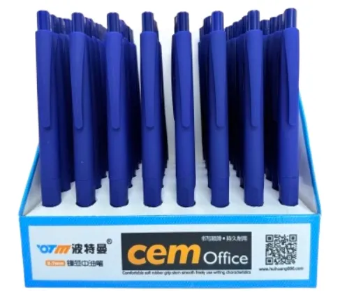 კალამი ბურთულიანი ღილაკით BP-9091 ლურჯი BP-9091