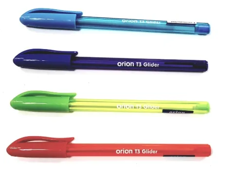 კალამი ბურთულიანი ფერადი კორპ. ORION Glider T3 ლურჯი ORIONT3-BU