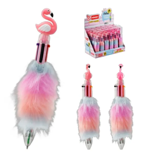 კალამი ბურთულიანი 6ფერიანი MIKRO ფლამინგო 5314B (RX10641) 5314B