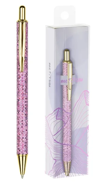 კალამი სასაჩუქრე MESHU "Pink shimmer" MS_89881 MS_89881