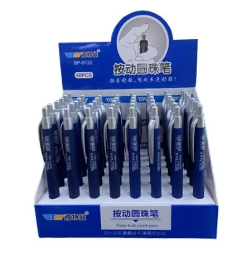 კალამი ბურთულიანი ღილაკით BP-9132 ლურჯი BP-9132