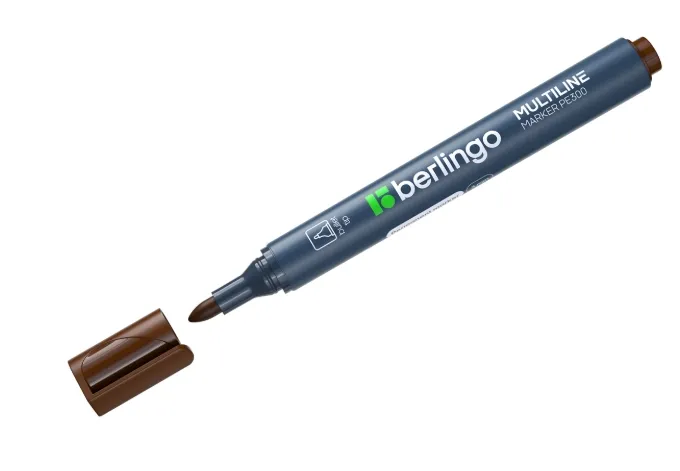 მარკერი პერმანენტი 3მმ BERLINGO ყავისფერი BMc_16222 BMc_16222