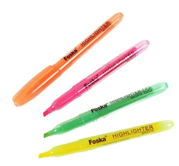 მარკერი ტექსტის FOSKA MK2015 ყვითელი MK2015