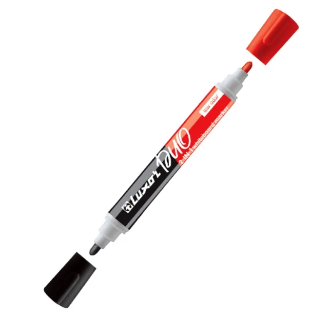 მარკერი დაფის ორმხრივი შავი/წითელი 1-3მმ 1958BKRD 1958BKRD