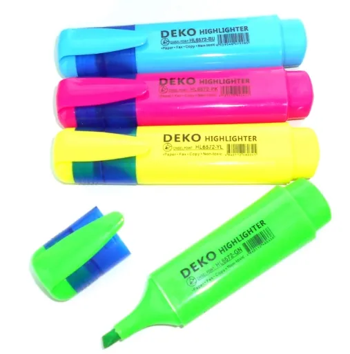 მარკერი ტექსტის DEKO HL6572-YL ყვითელი HL6572-YL