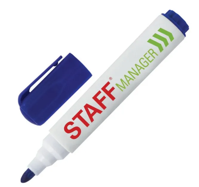მარკერი დაფის 5მმ STAFF ლურჯი 151492 151492
