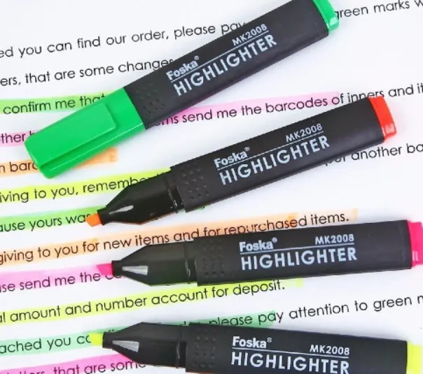 მარკერი ტექსტის foska MK2008 მწვანე MK2008-GR