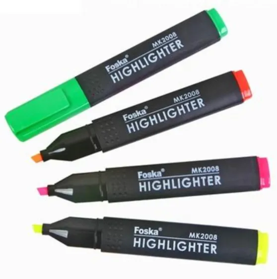 მარკერი ტექსტის FOSKA MK2008 ყვითელი MK2008-YLW