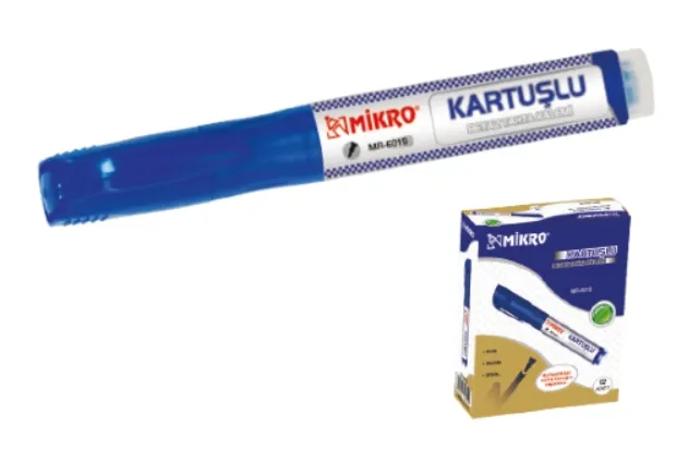 მარკერი დაფის კარტრიჯით MIKRO MR-6019 ლურჯი MR-6019BU