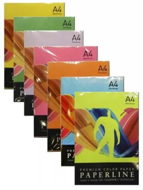 ქაღალდი ფერადი PAPERLINE 500ფ CYBER HP PINK 342 HPPK342