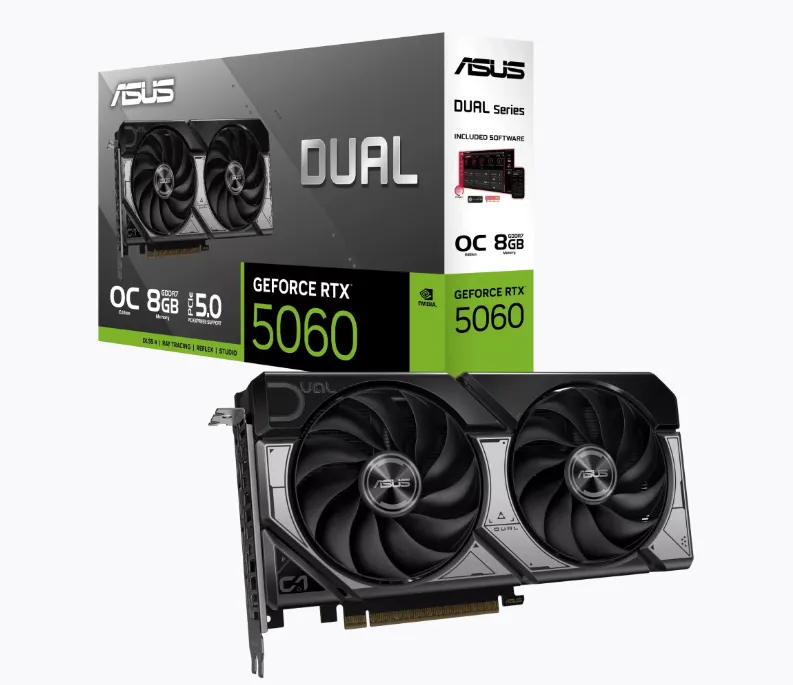 ASUS Dual GeForce RTX™ 5060 8GB GDDR7 OC Edition