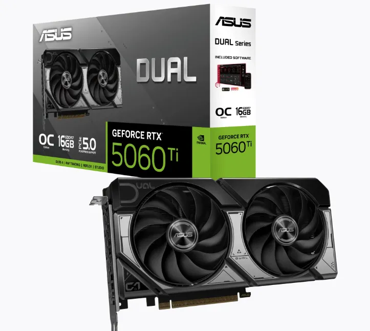 ASUS Dual GeForce RTX™ 5060 Ti 16GB GDDR7