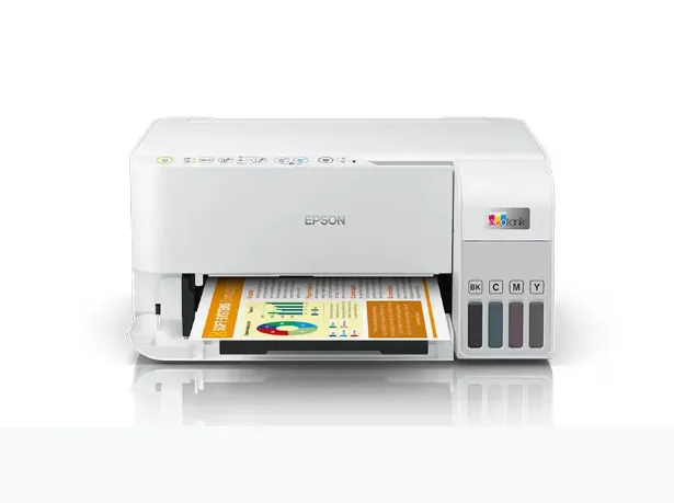 EPSON EcoTank L3356 A4 ფერადი მულტიფუნქციური WiFi პრინტერი