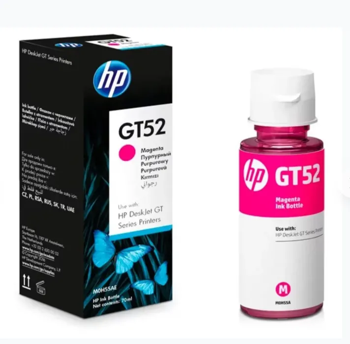 HP GT52 Magenta Ink Bottle , M0H55AE