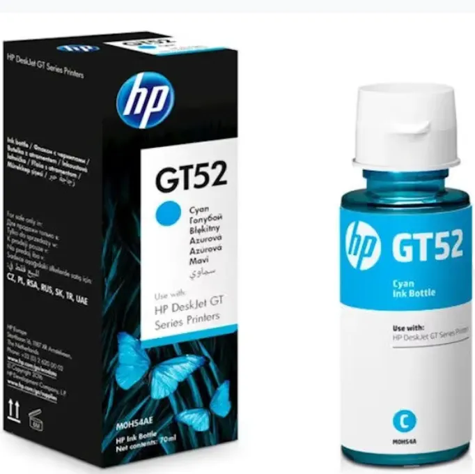HP GT52 Cyan Ink Bottle , M0H54AE