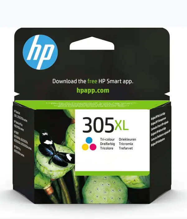 HP 305XL Ink Cartridge, Tri-color (High Yield).