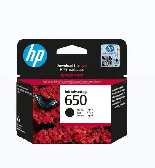 HP 650 Black IInk Cartridge CZ101AE