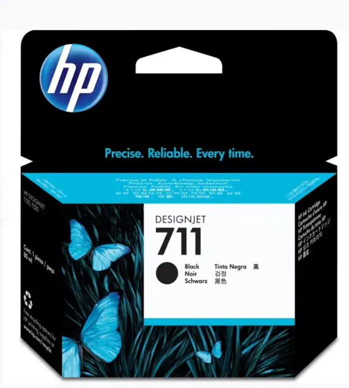 HP 711 Black DesigneJet Print Cartridge CZ129A