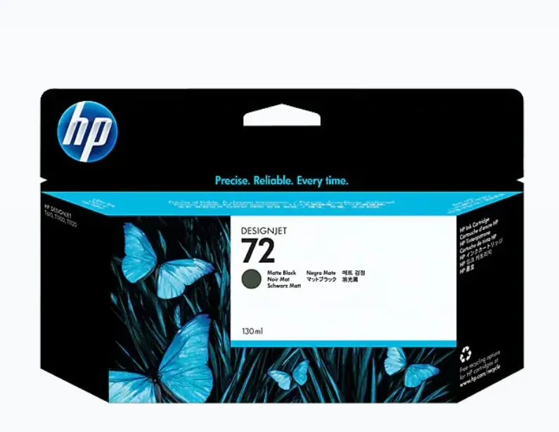 HP 72, Matte Black DesignJet Ink Cartridge C9403A