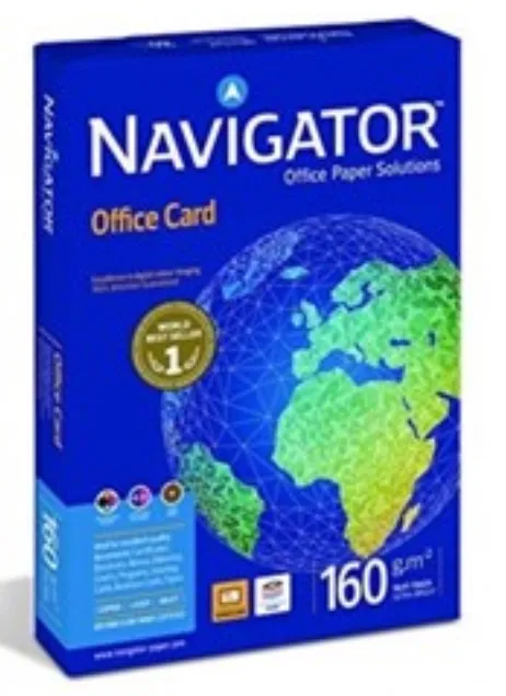 ფერადი ბეჭდვის ქაღალდი A4 160გრ 250ფ NAVIGATOR A4160NAVIG