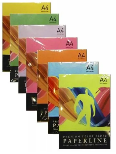 ქაღალდი ფერადი PAPERLINE 500ფ ღია ყვითელი A4 80გრ IT160 (YELLOW) IT160-500A4