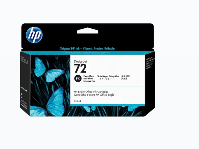 HP 72, Photo Black DesignJet Ink Cartridge C9370A