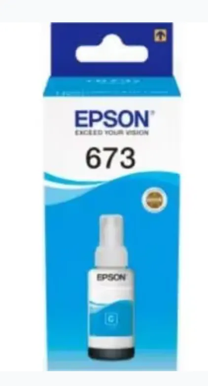 EPSON, 673 Cyan ink bottle C13T67324A