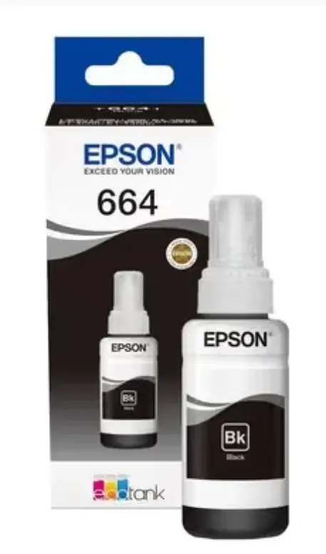 EPSON, 664 Black Ink Bottle C13T66414A